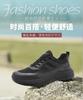 Lightweight and Versatile Outdoor Casual Shoes: Spring and Summer Simple Splicing Mesh Shoes with Elastic Bands for Men's Sports Shoes