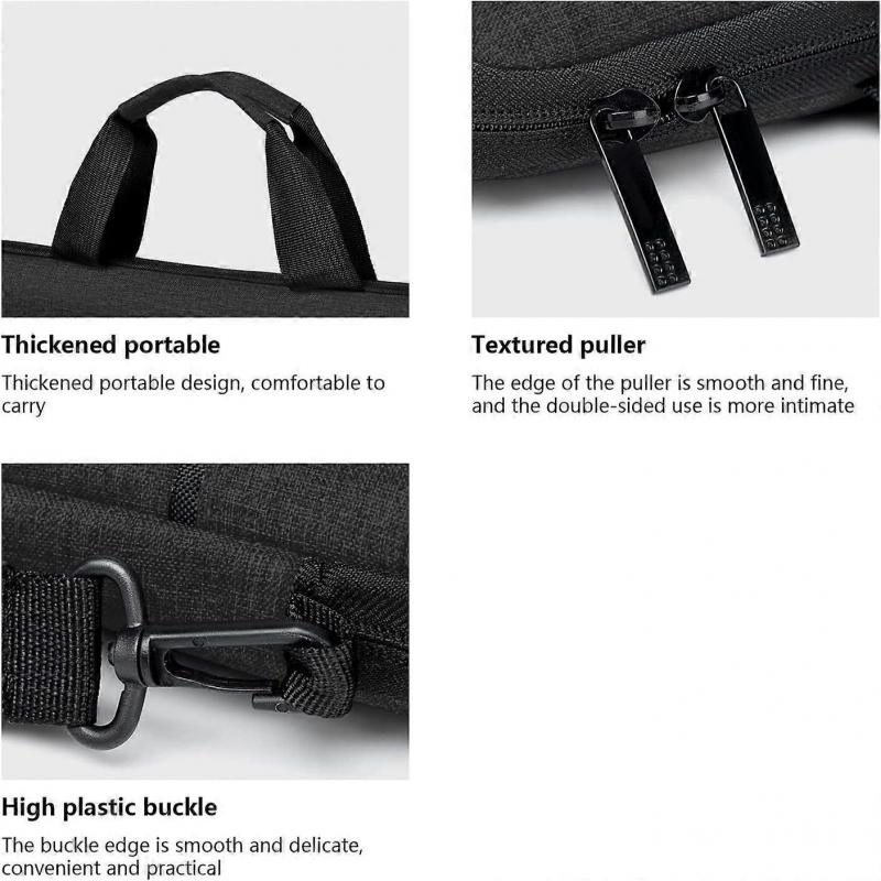 Laptop-Aktentasche für Männer und Frauen, 15,6 Zoll Umhängetasche, Wasserdichte Business-Messenger-Tasche für Reisen und Schule