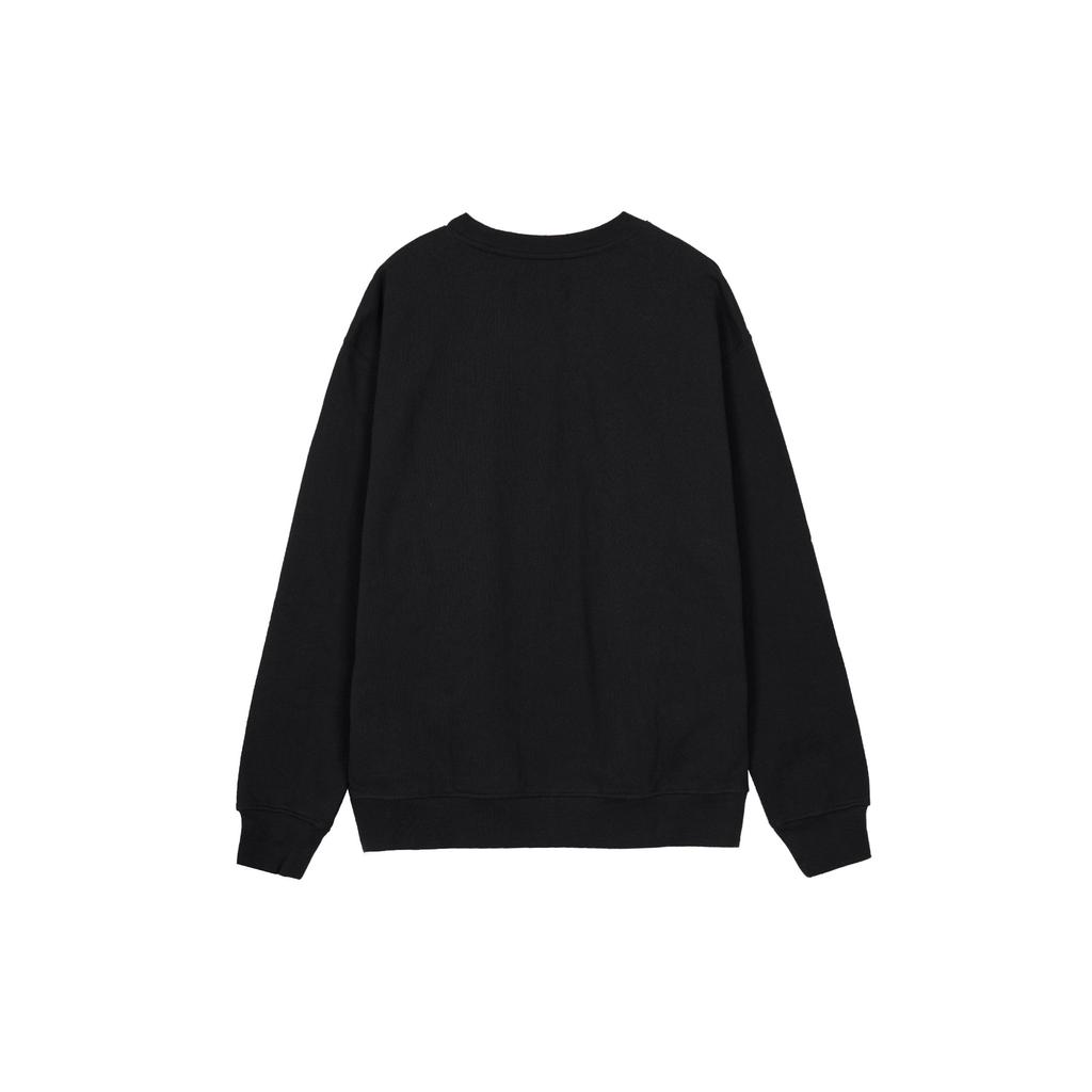 Jordan Logo Embroidered Fleece Pullover Sweatshirt Men Tops Black FB3910-010