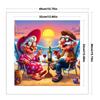 Character Full 11CT DIY Stamped Cross Stitch Kits 15.75x15.75in Printed Cross-Stitch Kits for Beginners Adults Home Decor