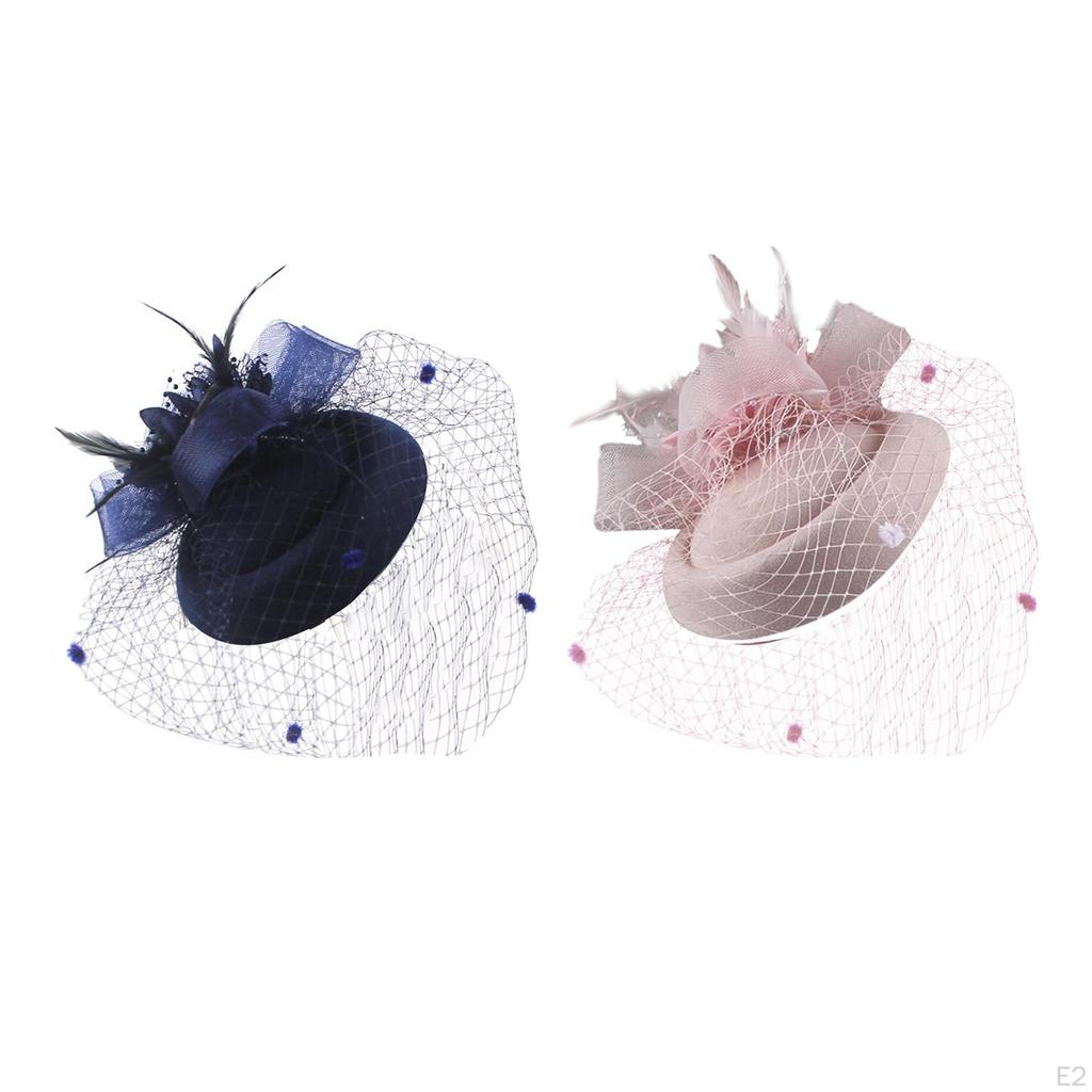 Fascinators Hair Clip Hairpin Hat Feather Cocktail Wedding Tea Party