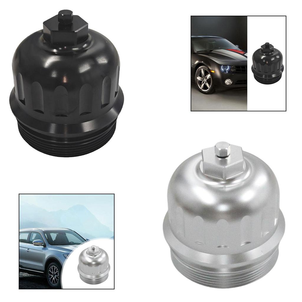 Filter Housing Cap Durable Aluminum Alloy Easy Install Direct Fit for Cruze 2014-2015 2.0L Cruze 2017-2019 1.6L