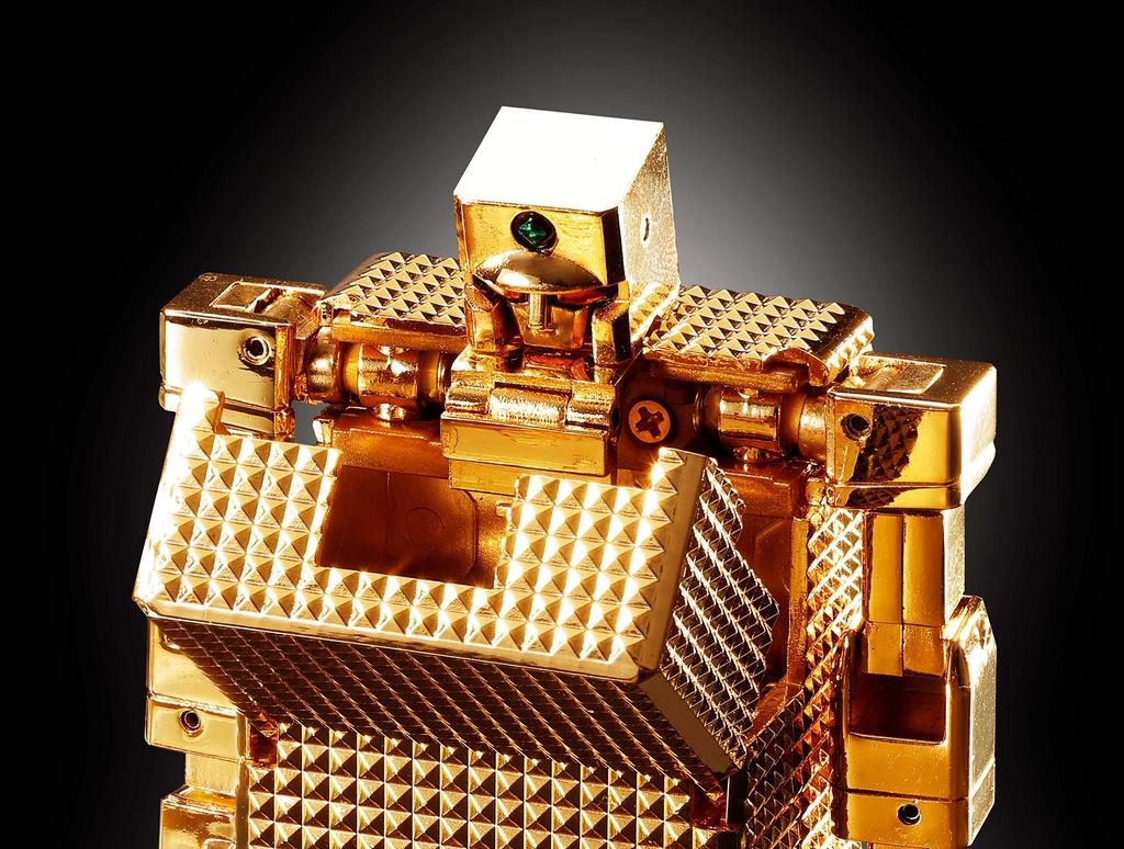 TAMASHII NATIONS Soul of Chogokin Golden Warrior Gold Lightan Gold Lightan 24K gold plated finish Approximately 130mm robot painted movable figure