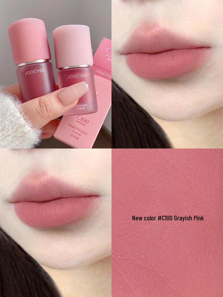 

Joocyee Multi-Use Cream: Blush, Velvet Lipstick, and Nude Lip Stain for Fall/Winter.