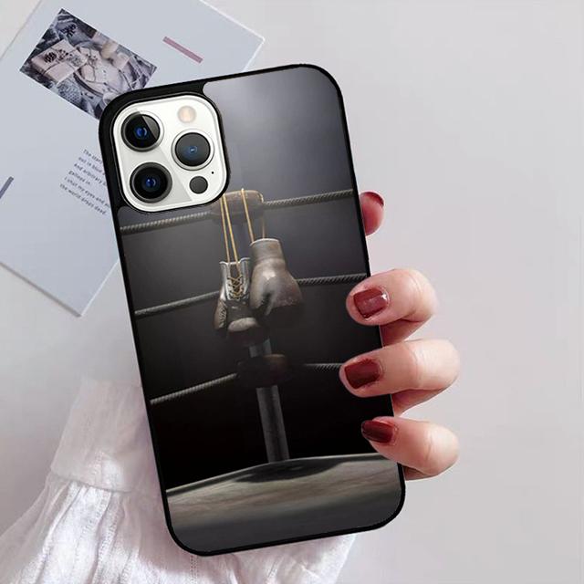 Boxing Gloves Phone Case For iPhone 17 Air 16 15 14 13 12 Pro Max Plus Max Cover Shell coque