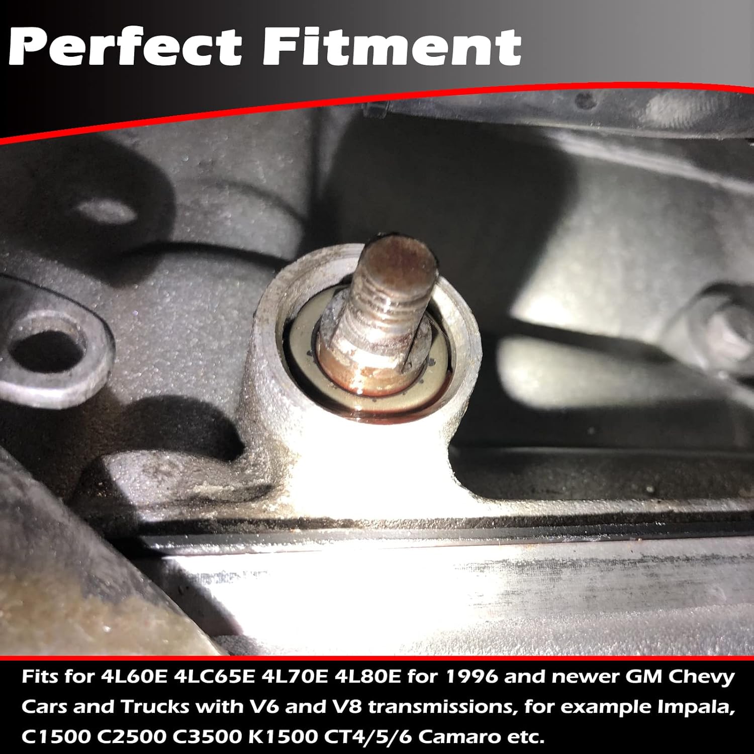 

Transmission Shifter Seal Remover & Installer Tools Set with Seal Compatible with GM 4L60E 4L80E 4LC65E 4L70E