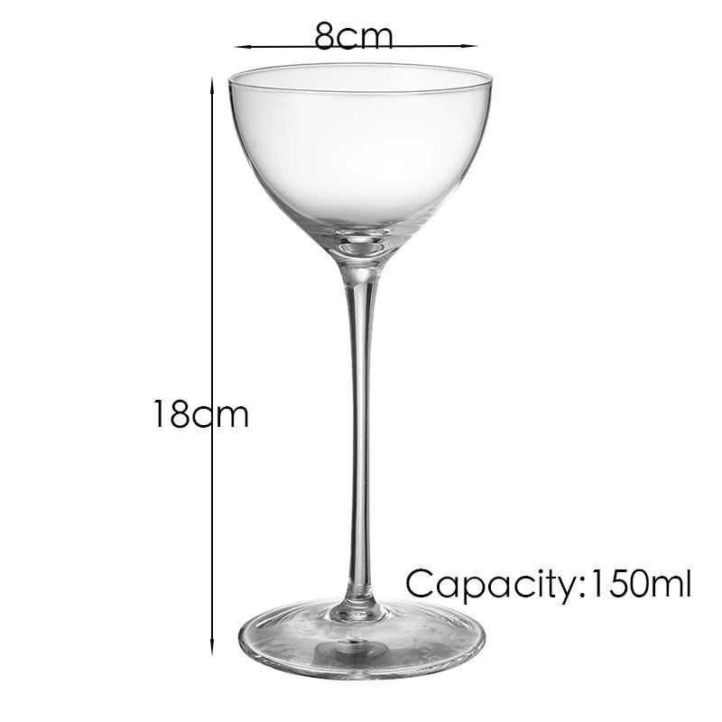 1PCS Nick Nora Cocktail Glass, Cocktail Coupe Glass 150-190ml