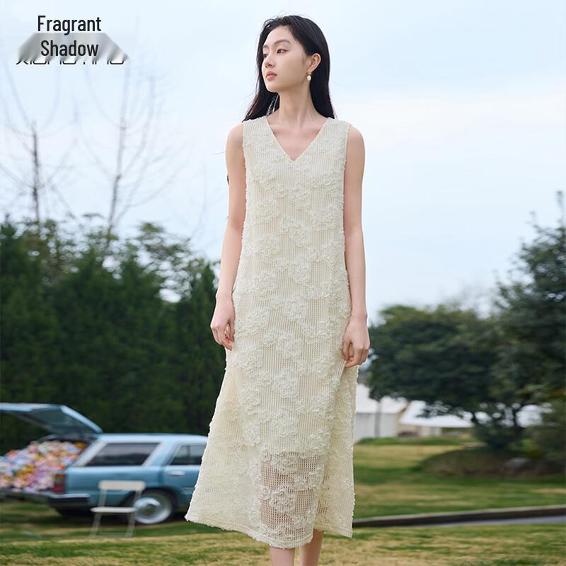 Xiangying Sleeveless V-Neck Dress M