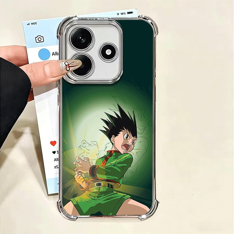 

Hunter X-Hunters Gon Soft Phone Case For Xiaomi Poco X7 X8 Pro Max X6 X5 X3 F8 Ultra F7 M8 M7 M5S Redmi 15C 15A 15 14C 13C 12C 1 Xiaomi Poco F7