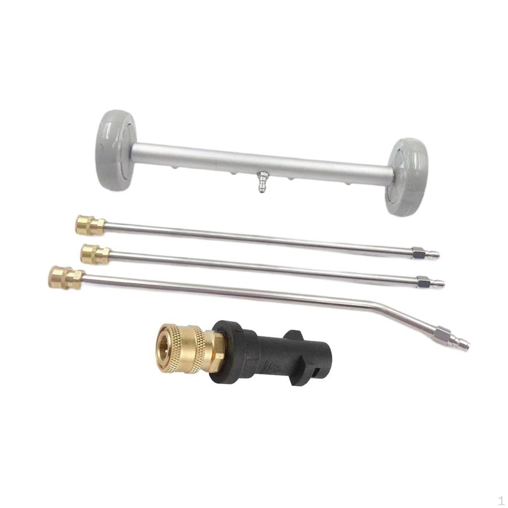 Hochdruckreiniger Unterbodenreiniger 4000 PSI Effizienter Premium Autowasch-Wasserbesen mit 3