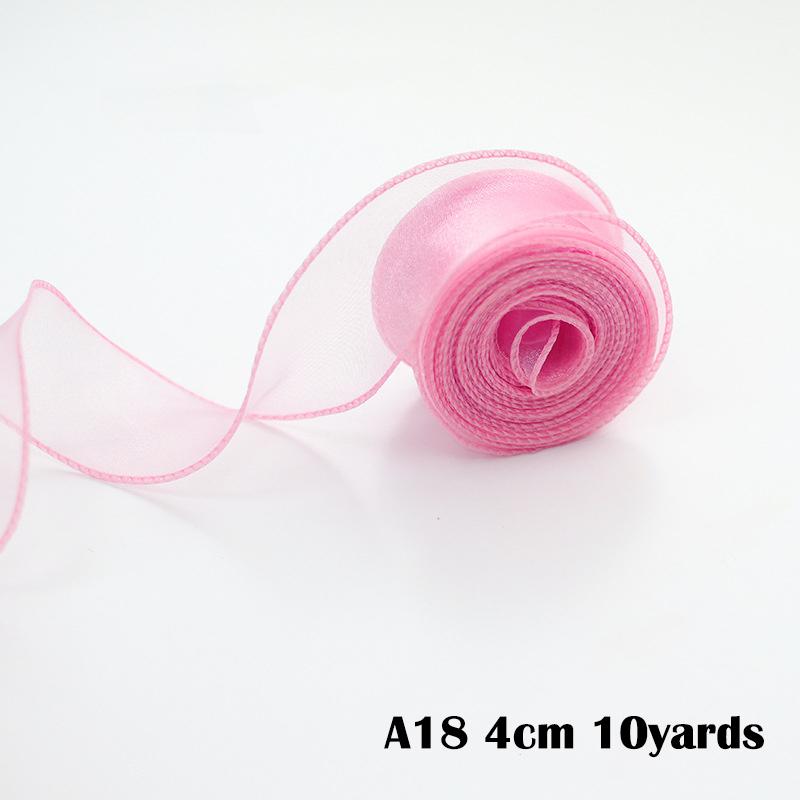 

40mm 10Yards Wavy Edge Fishtail Yarn Organza Ribbon for Gift Wrapping DIY Bow Hair Bouquet Lace Fabric Ribbons Sewing Supplies 4cm-10yards