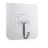 1-20PCS Transparent Adhesive Hook Without Perforated Hook