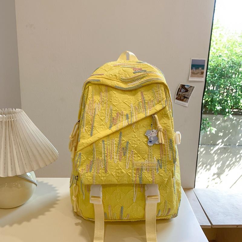 New Schoolbag Female Students Korean High School Students Junior High School Students Shoulder Bag Cute Large Capacity High Value Backpack