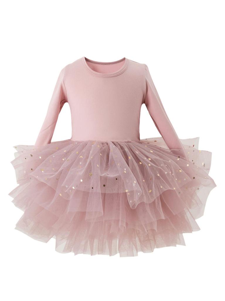Children's Ballet Dance Costume - Princess Star Print Leotard