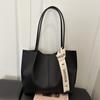 Vintage Large Capacity composite Tote Bag Set Soft PU Leather Shoulder Handbag With Pouch For Women Daily Commute Work Purse