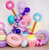 Colorful Inflatable Donut Lollipop PVC Toy Stick