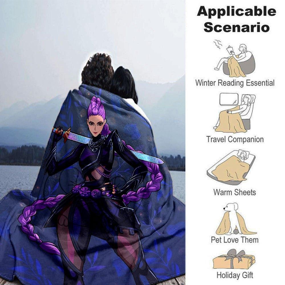 1 Stück Hunter x (25) Weiche Warme Decke für Zuhause, Büro, Reisen Ganzjahres Gemütliche Bettwäsche Geschenk, Büro Gemütliches AccessoireB2