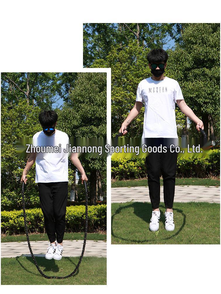 Weighted MMA Fitness Jump Rope for Arm Strength and UFC Training