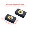 6mm Kayak Track Rail Sliding Nut Fishing Rod Poles Holder Mounting Base Sliding Nut for Kayak Boat Mariner Trail Rail