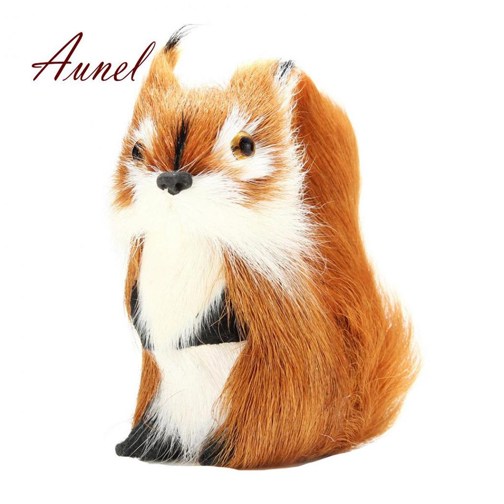 Christmas Tree Ornament Decoration Simulation Animal Squirrel Plush Lifelike