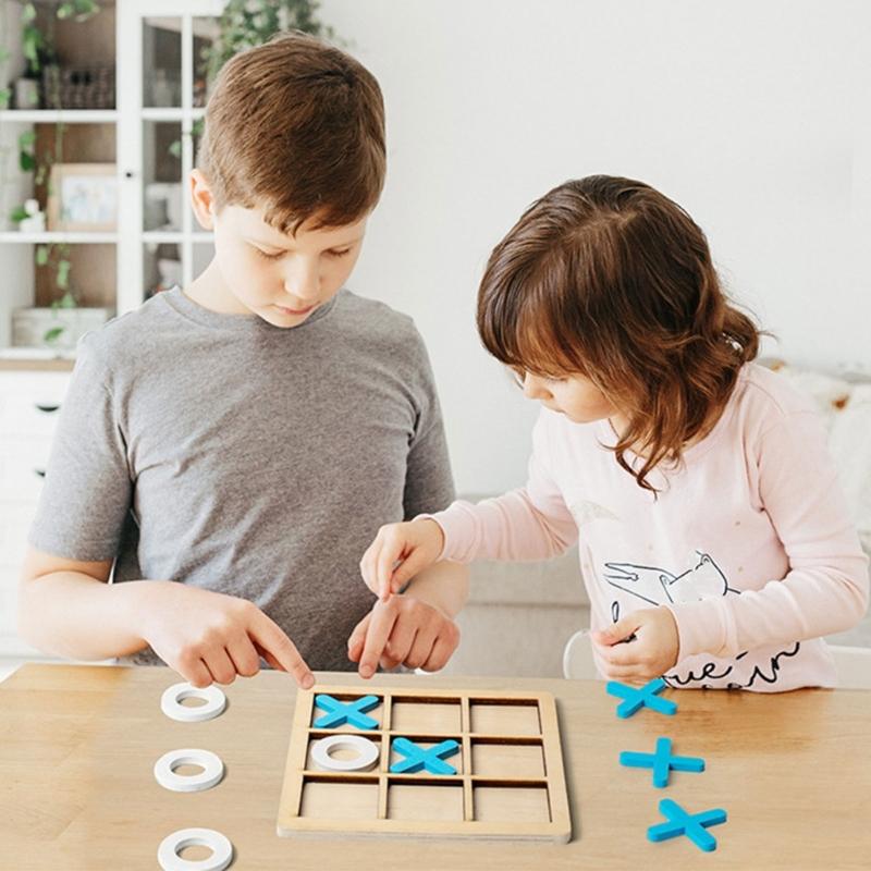 OX Chess Interaction Leisure Board Game Funny Developing Intelligent Parent-Child Toy Family Table Game