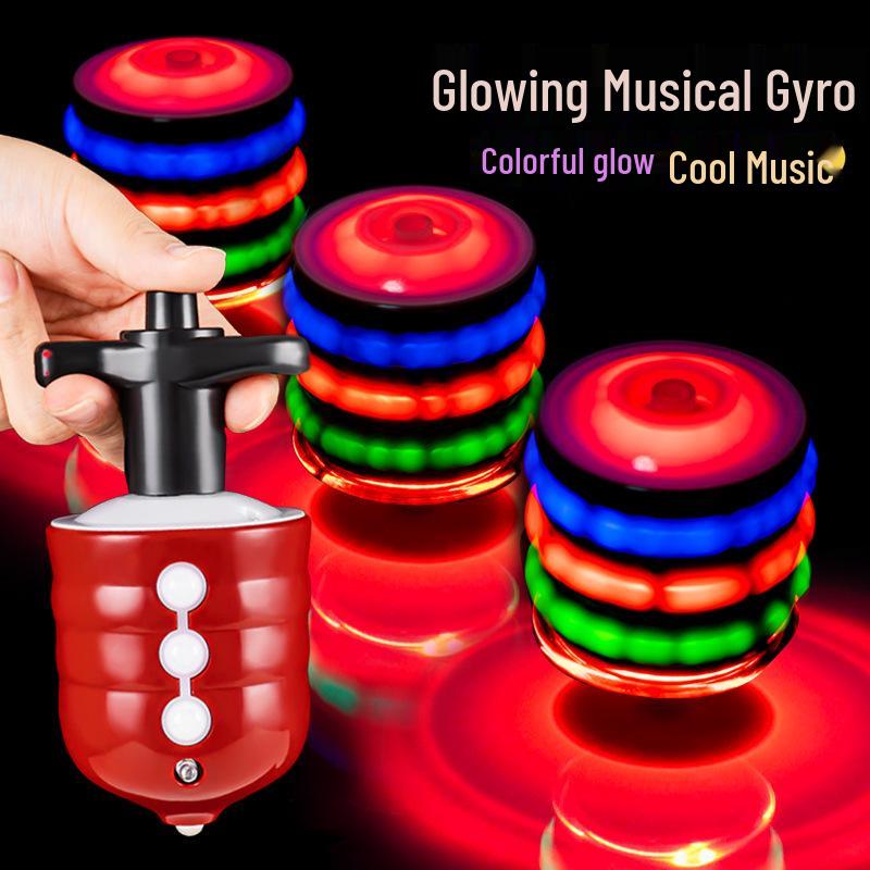 

Upgraded Luminous Electric Gyro Toy for Kids and Adults 1 Gyroscope (LH203)