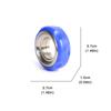 Mechanical Fidget Ratchet Ring EDC Toys Adjustable Haptic Ring Stainless Steel+Pom Fingertip Metal Tyre Toys Stress Spinner