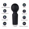 Mini Vibrators Female Masturbator Portable Silicone Vibrating Stick G Spot Massager Magic Wand AV Vibrator Sex Toys for Women