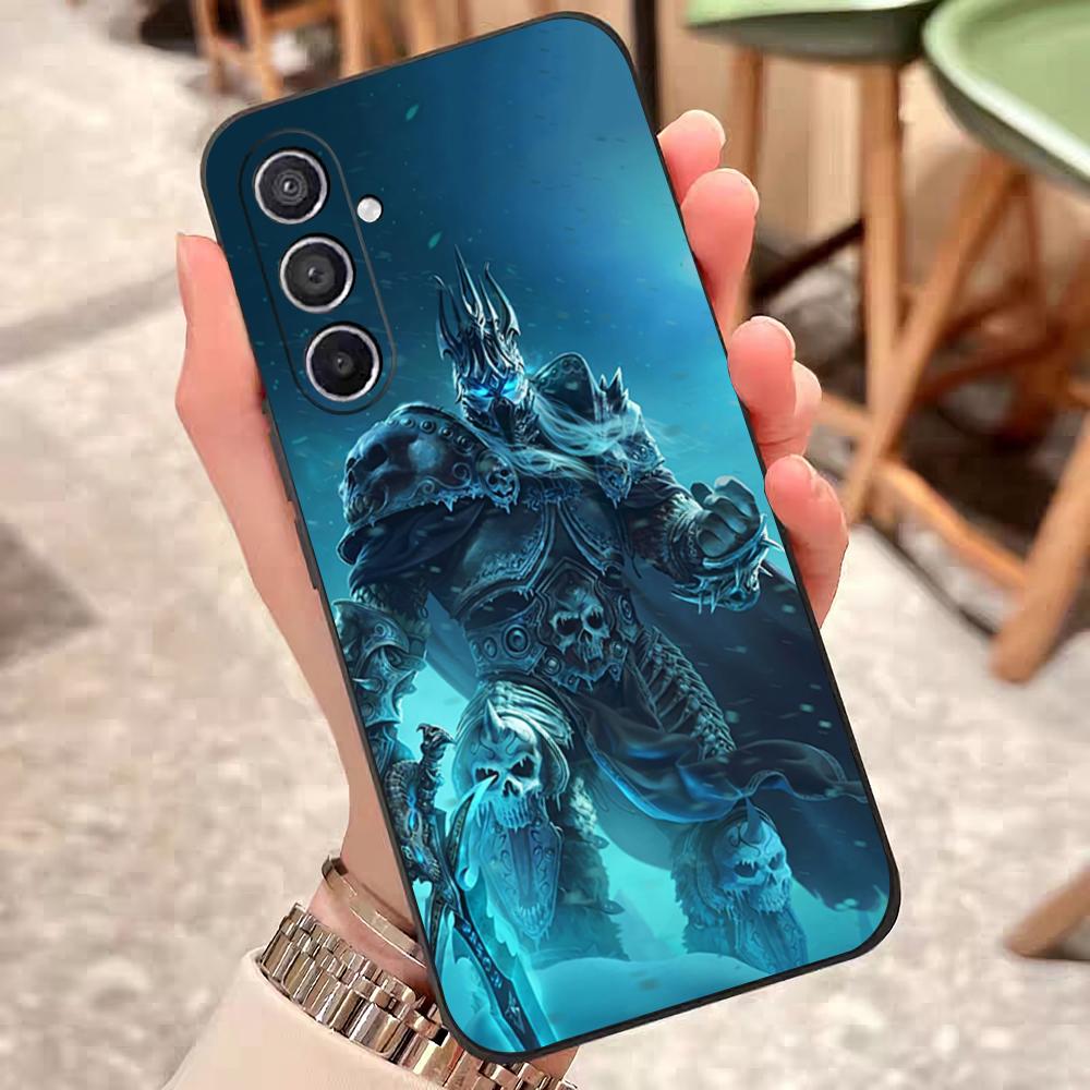 World Of Warcraft L-LichS King Phone Case For Samsung S25 Edge 24 23 22 21 20 Ultra Plus Fe Galaxy A54 53 34 25 16 Silicon Cover