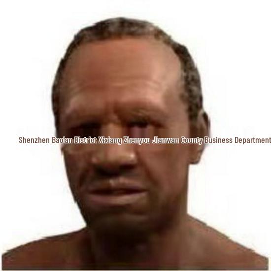 Gränsöverskridande Latex Mask för Äldre Person: Halloween Mänskligt Ansikte Peruk Huvudbonad