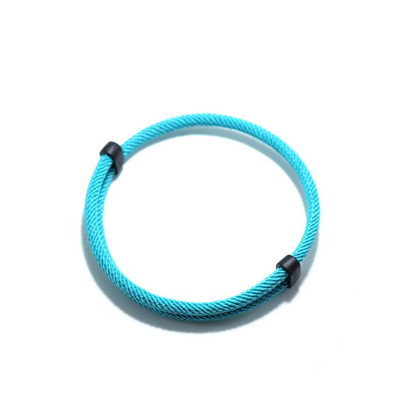 New Men Bracelet 4mm Adjustable Milan Rope Braslet Black Red Thread Braclet Yoga Meditation Jewelry Gift For Boyfriend Pulsera