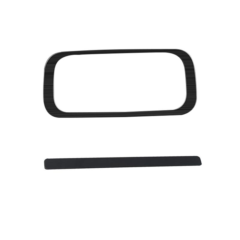 Car Rear Armrest Storage Slots Frame Decoration Water Cup Cover Sticker Trim For Volvo XC60 2018 2019 2020 2024 2024 2024 2024