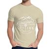Unisex Tee Shirt The Mountains Are Calling And I Must Go Hiking Climbing Quality Cotton Casual