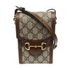 [Usato] Borsa per telefono in tela e pelle con logo Horsebit 1955 - Ottime condizioni #1IWQZ1W