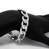Men Bracelet Chain Hip Hop Jewelry Electroplating Bright Luster Bangle Birthday Gifts