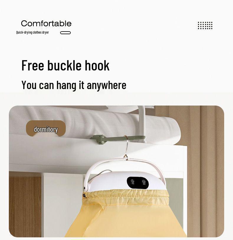 Uscător de rufe compact, complet automat, cu eliminare acarieni, pentru casă și cămin