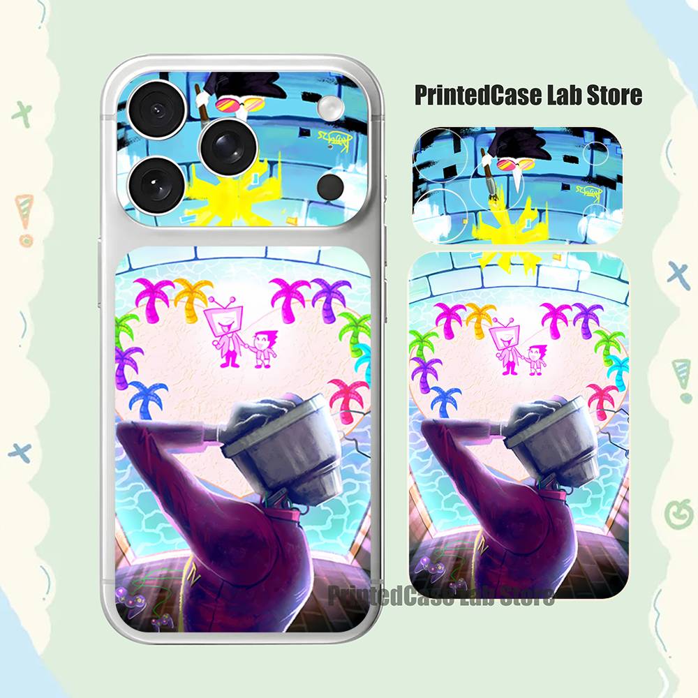 

D-Deltarune Tenna Full Screen Protective Film For iphone 17 Pro Max Lens Protector Back Films Phone iPhone17pro