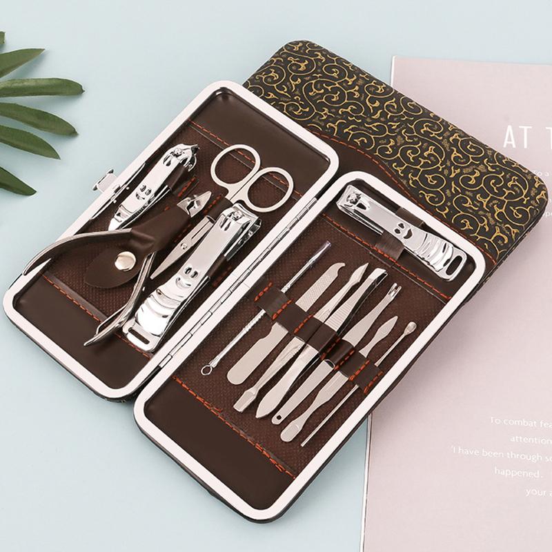 7-Piece Set Nail Scissor Set Stainless Steel Nail Clippers Nail Clippers Pedicure Beauty Manicure Implement Household Pedicure