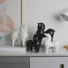 Ceramic Horse Modern Minimalist Craft Ornament Successful Arrival At Horse Ceramic Home Soft Decoration