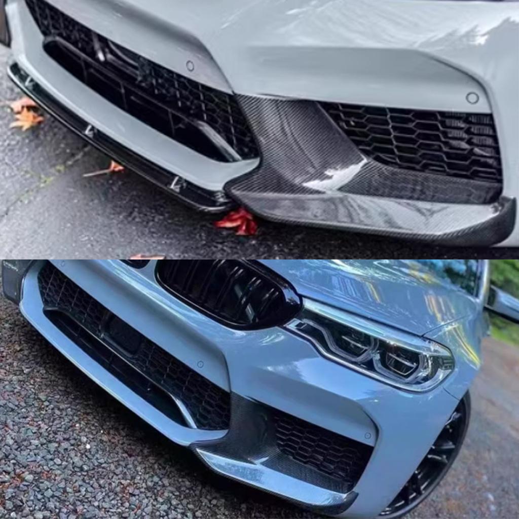 For BMW F90 M5 2018 2019 2020 2021 2022 Front Bumper Side Splitter Cover Lip Fog Lamp Air Vent Intake Spoiler