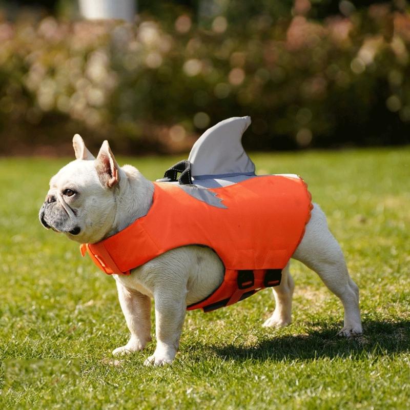 Dog Swimsuit with Superior Buoyancy Rescuing Handle Swim Flotation Device Dog Life Vests for Swimming Float Coat