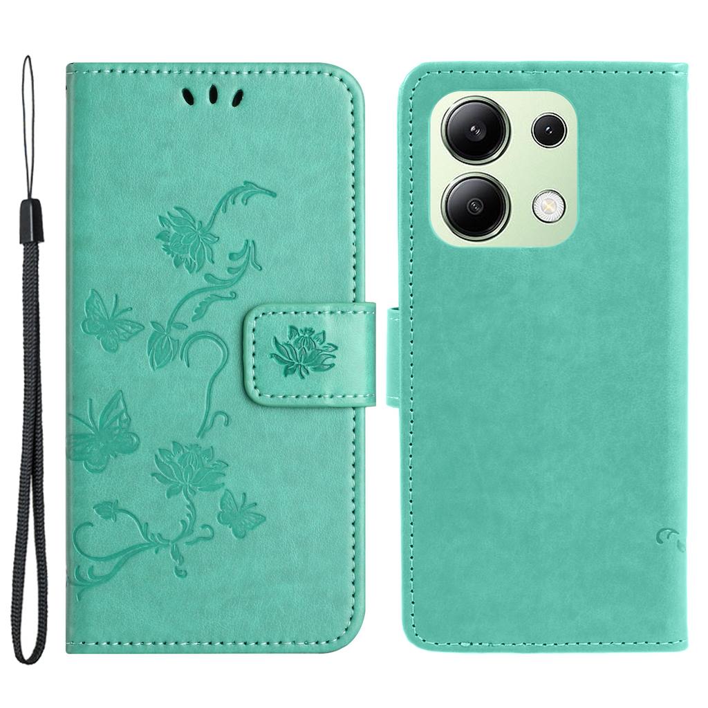 For Xiaomi Redmi Note 13 4G Cell Phone Case Drop Resistant Imprinted Wallet Stand Cover