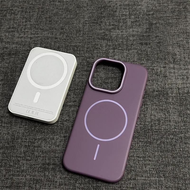 Ultrathin Magnetic MagSafe Phone Case for iPhone 16 Pro Max 15 14 13 12 11 Pro Max Wireless Charging Matte Hard PC Armor Cover