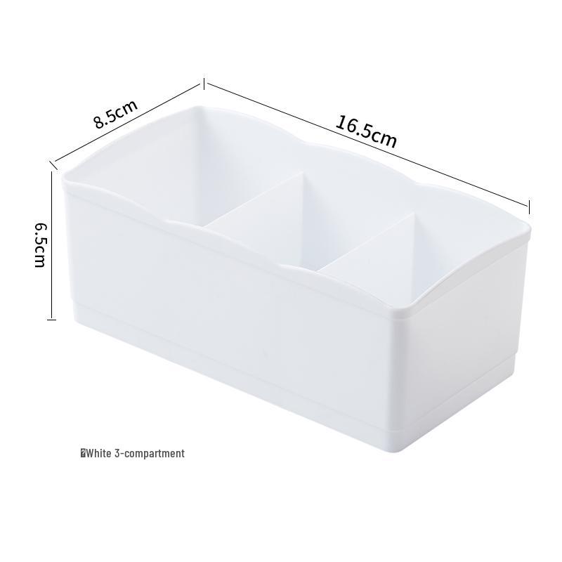 

Underwear and Sock Drawer Organizer: Plastic Storage Box for Wardrobes and Dorms