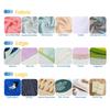 Custom Made Logo Private Label Digital Printing Sublimated Green Leaf Design Microfiber Beach Towels