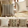 Simple Elegant Retro Check Pattern Cushion Cover Pillowcase Antidustmite Living Room Sofa Decor Cushion Room