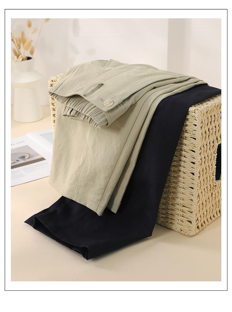 Minimalist Commuting Casual Harem Pants for Women In Spring 2026, Fashionable, Loose and Versatile, Slimming and Sickle Shaped Nine Inch Pants