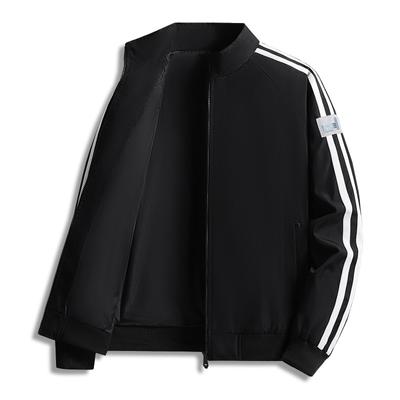 Herrenjacke Frühling und Herbst Koreanische Version Trend Workwearjacke Herren Stehkragen Lässig Mode Oberteil
