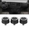 3pcs Climate Control Knobs, ABS Air Conditioner Control Knob 84793085 84141127 Replacement for Express 1500 2500 3500