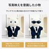 Letaya Plush Toy Clothes Set (15cm-17cm): Black Suit, White Shirt, Tie, Black (6-piece set)
